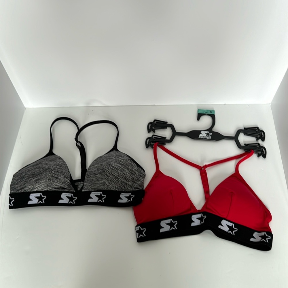 Starter Bra Set of 2 bras, size Small, adjustable